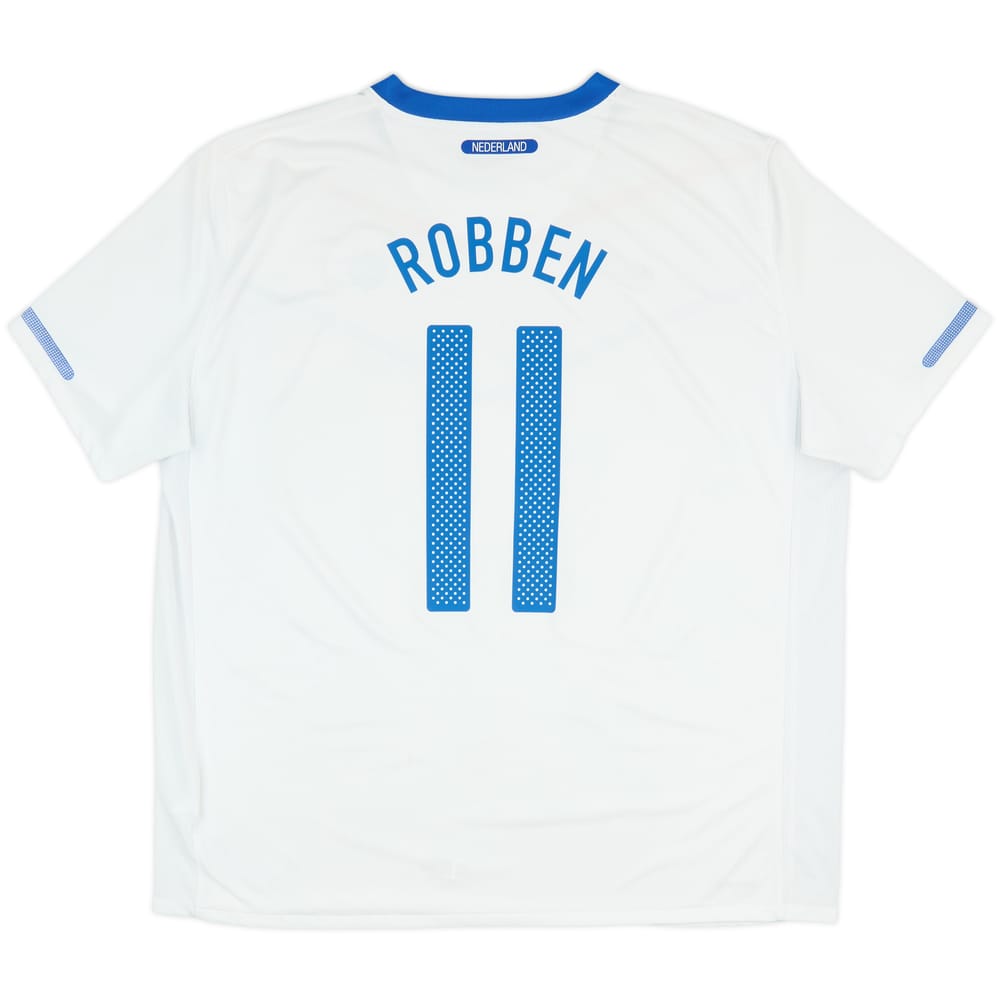 2010-11 Netherlands Away Shirt Robben #11 - 9/10 - (XXL)