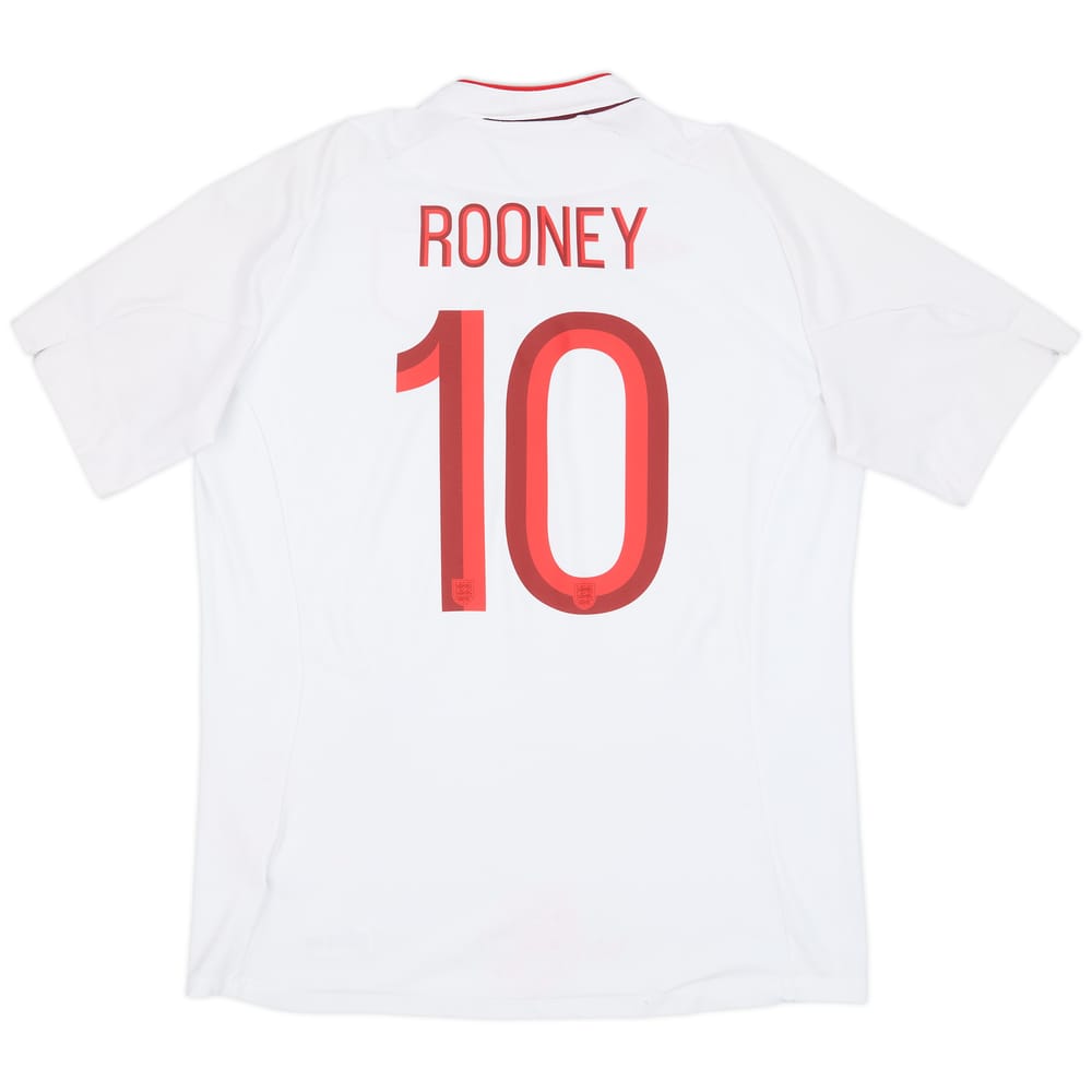 2012-13 England Home Shirt Rooney #10 - 6/10 - (L)