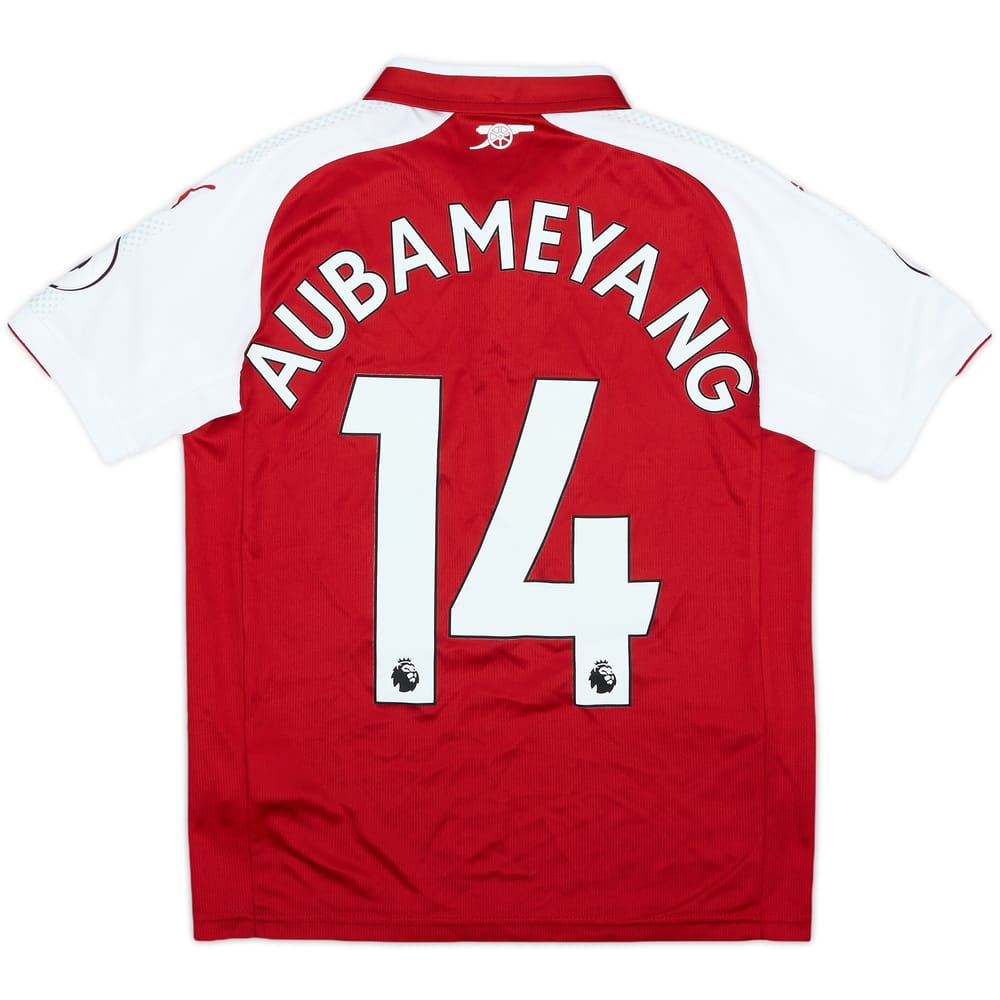 2017-18 Arsenal Home Shirt Aubameyang #14 - 10/10 - (M.Boys)