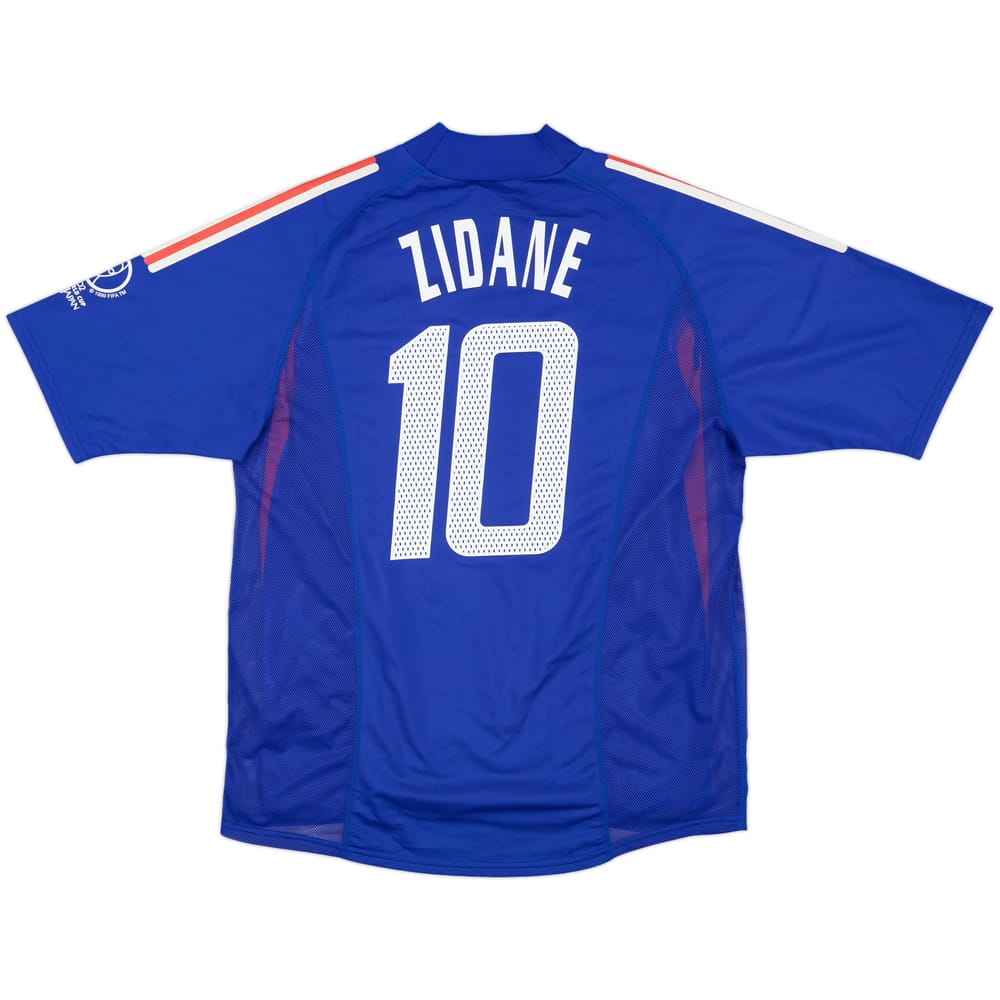 2002-04 France Player Issue Home Shirt Zidane #10 - 8/10 - (L)