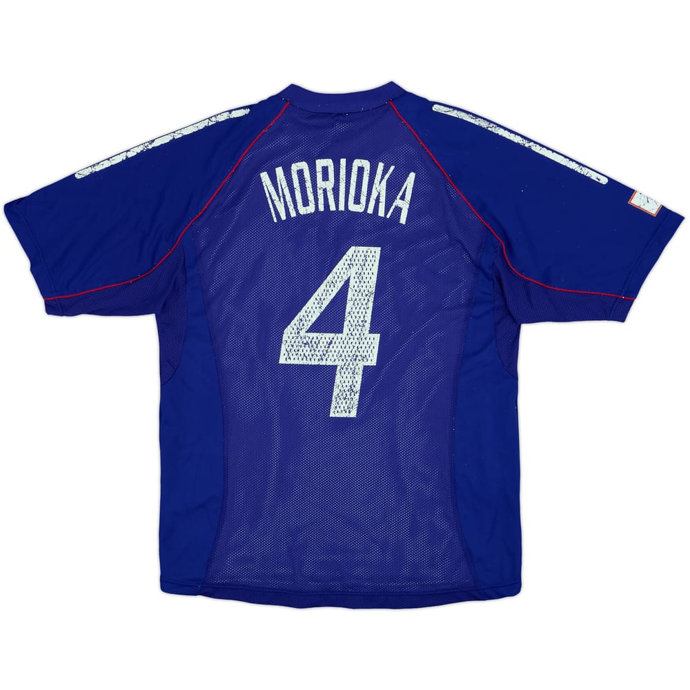 2002-04 Japan Player Issue Home Shirt Morioka #4 - 5/10 - (L)