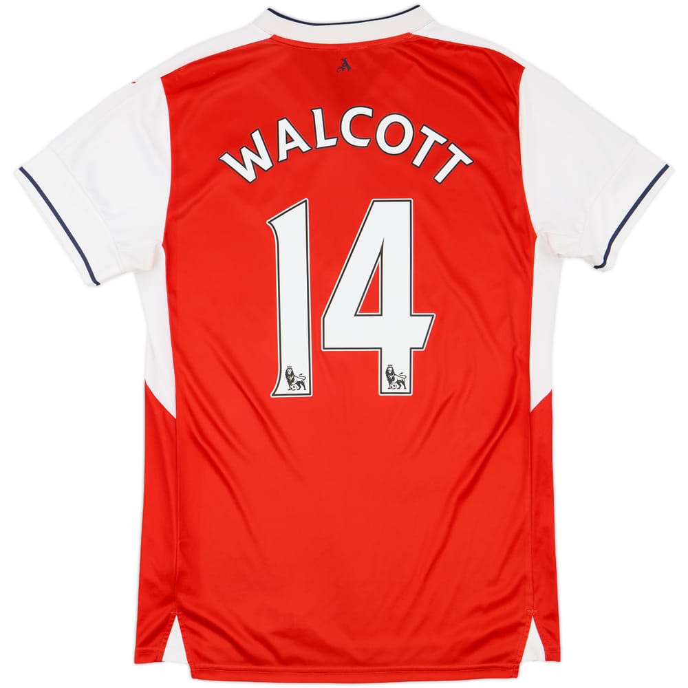 2016-17 Arsenal Home Shirt Walcott #14 - 9/10 - (M)
