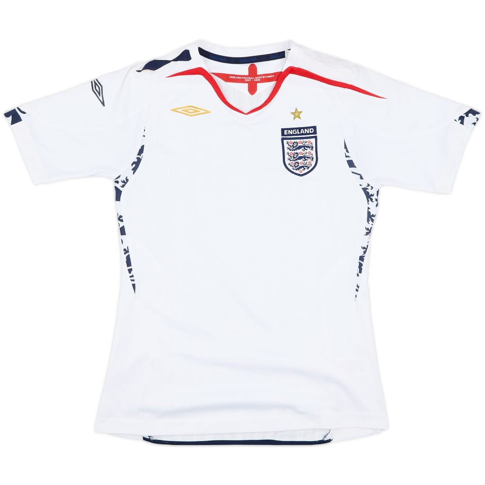2007-09 England Home Shirt - 5/10 - (Women's S)