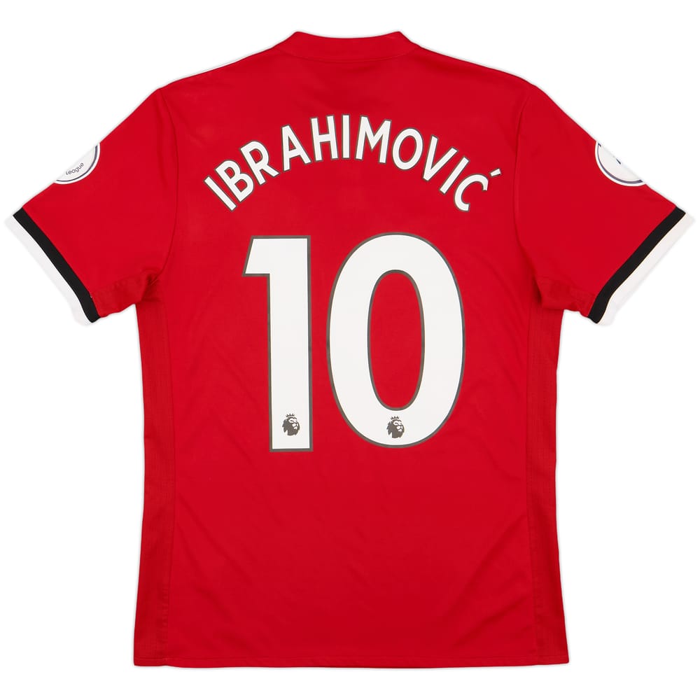 2017-18 Manchester United Home Shirt Ibrahimovic #10 - 6/10 - (M)