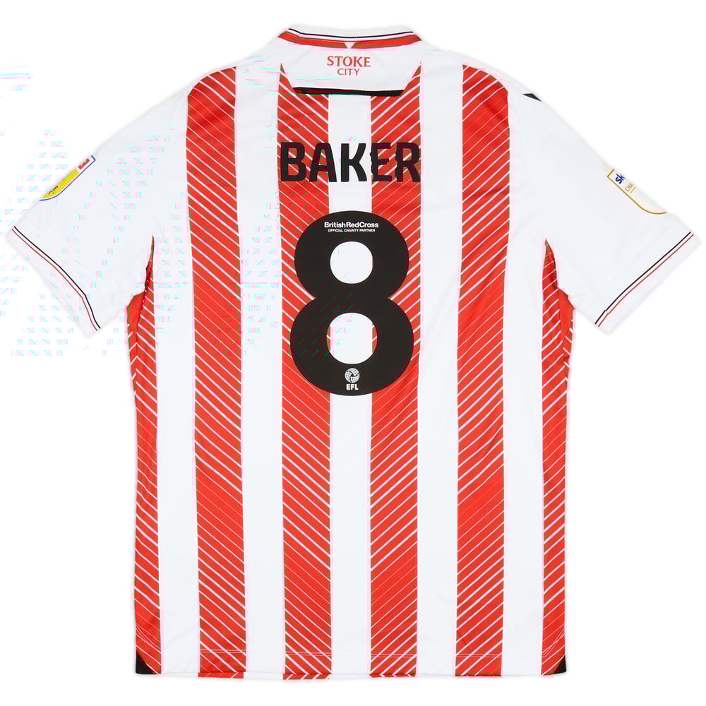 2022-23 Stoke City Home Shirt Baker #8 - 8/10 - (XXL)