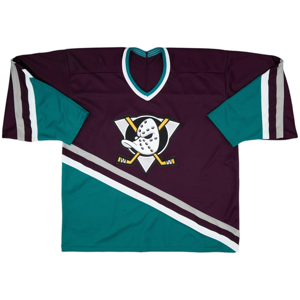 1993-95 Mighty Ducks of Anaheim CCM Away Jersey - 9/10 - (XL)