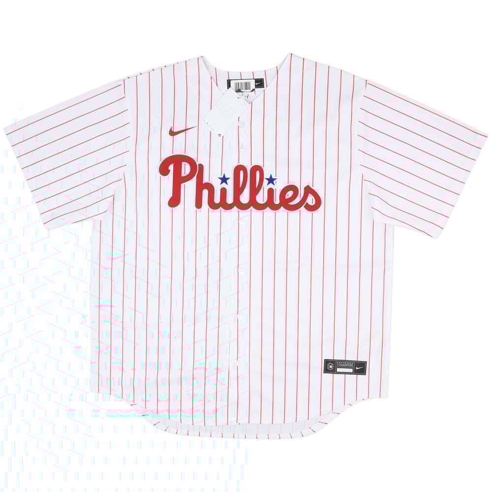 2020-25 Philadelphia Phillies Wheeler #45 Signed Nike Home Jersey (XL)