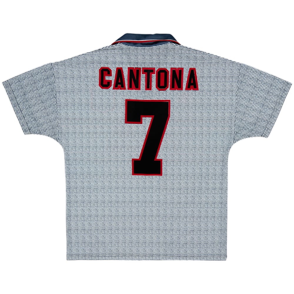 1995-96 Manchester United Away Shirt Cantona #7 - 8/10 - (L)