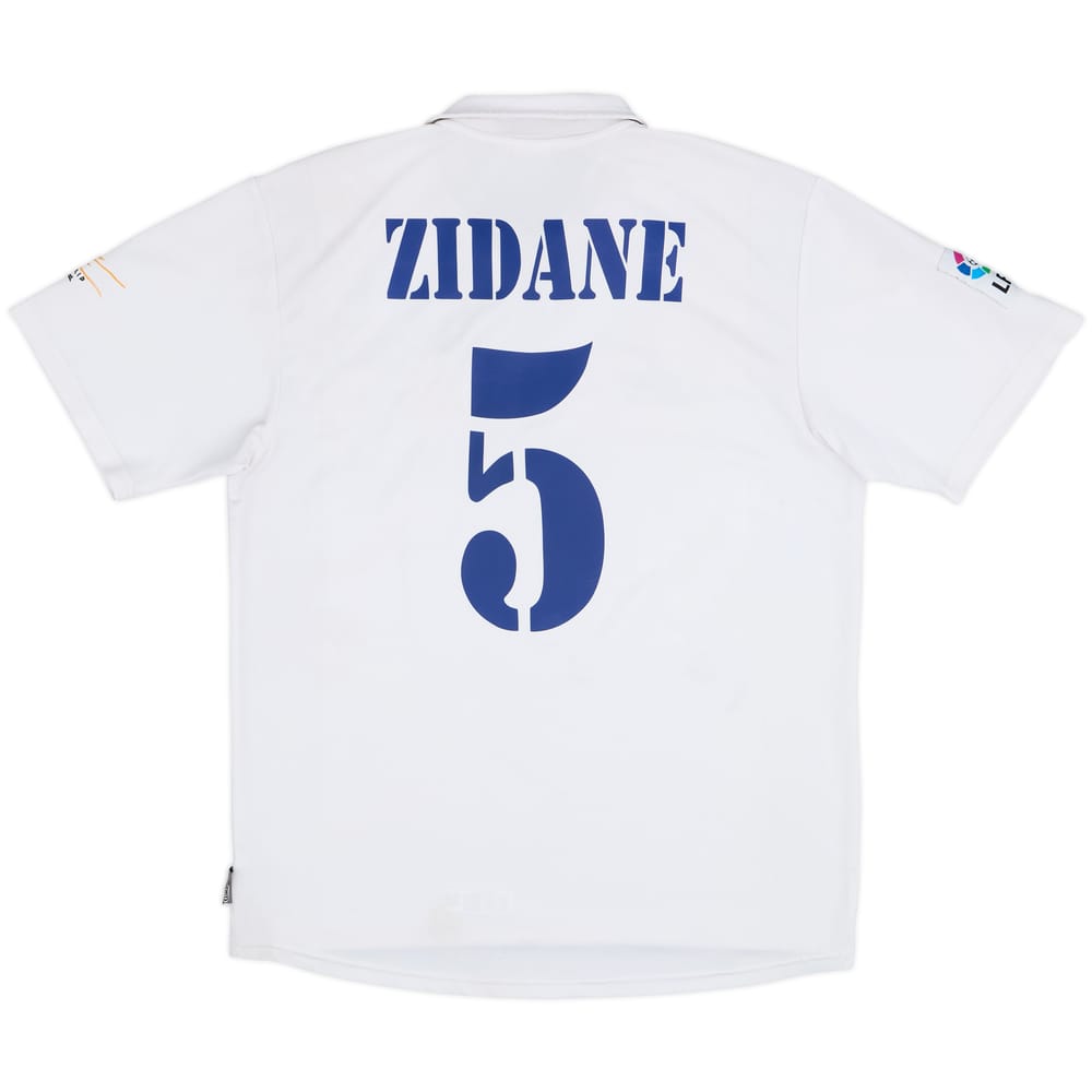 2002-03 Real Madrid Centenary Home Shirt Zidane #5 - 6/10 - (M)