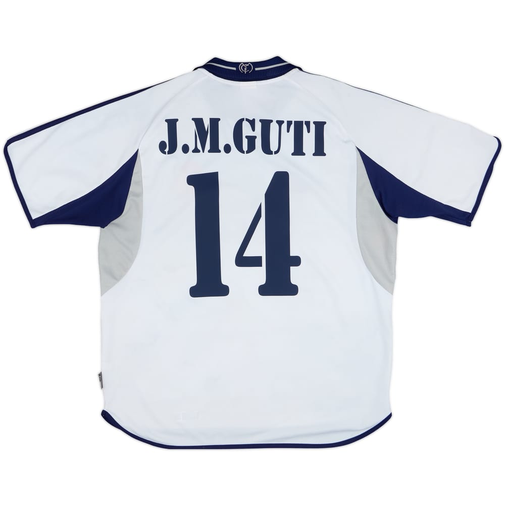 2000-01 Real Madrid Home Shirt J.M.Guti #14 - 6/10 - (L)