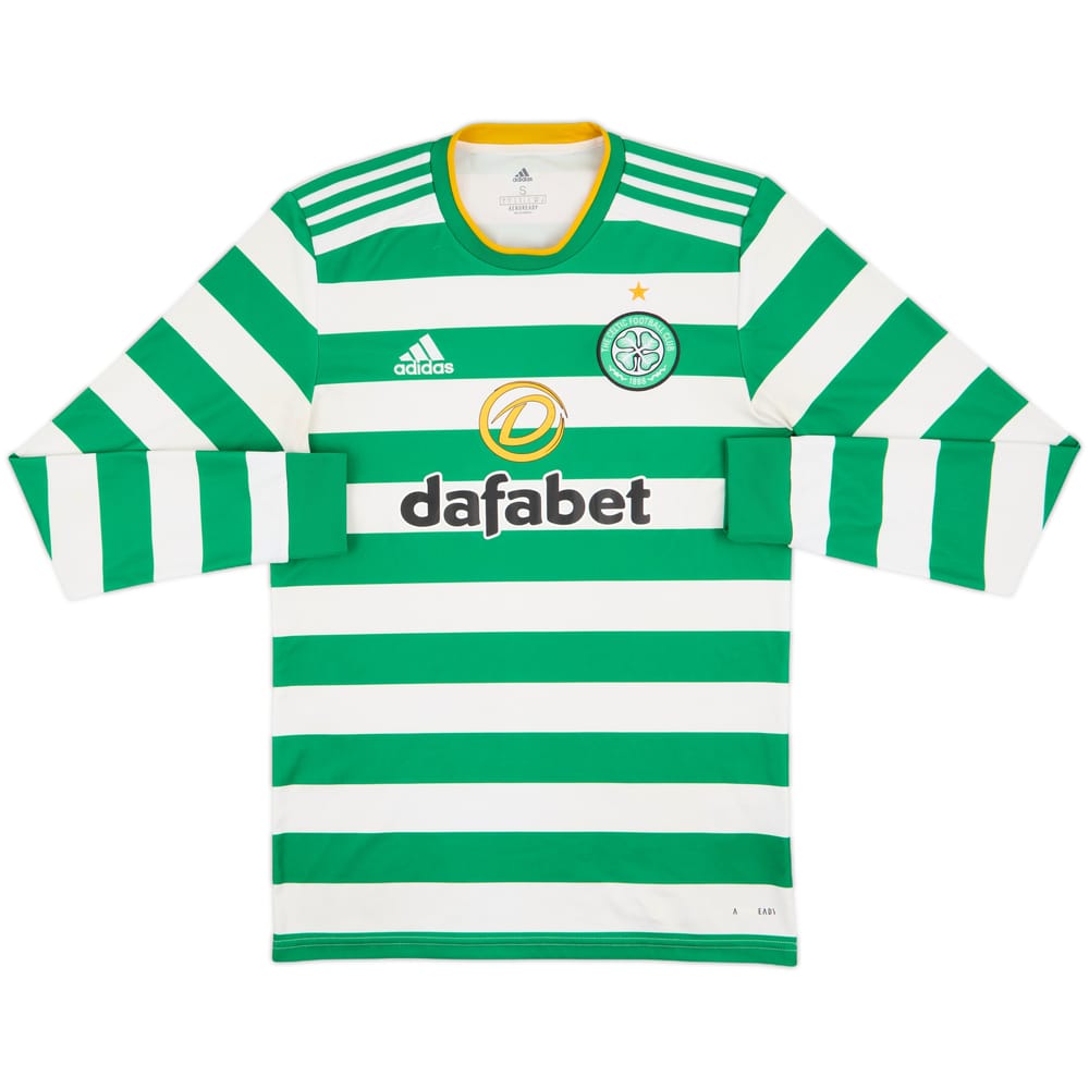2020-21 Celtic Home L/S Shirt - 5/10 - (S)