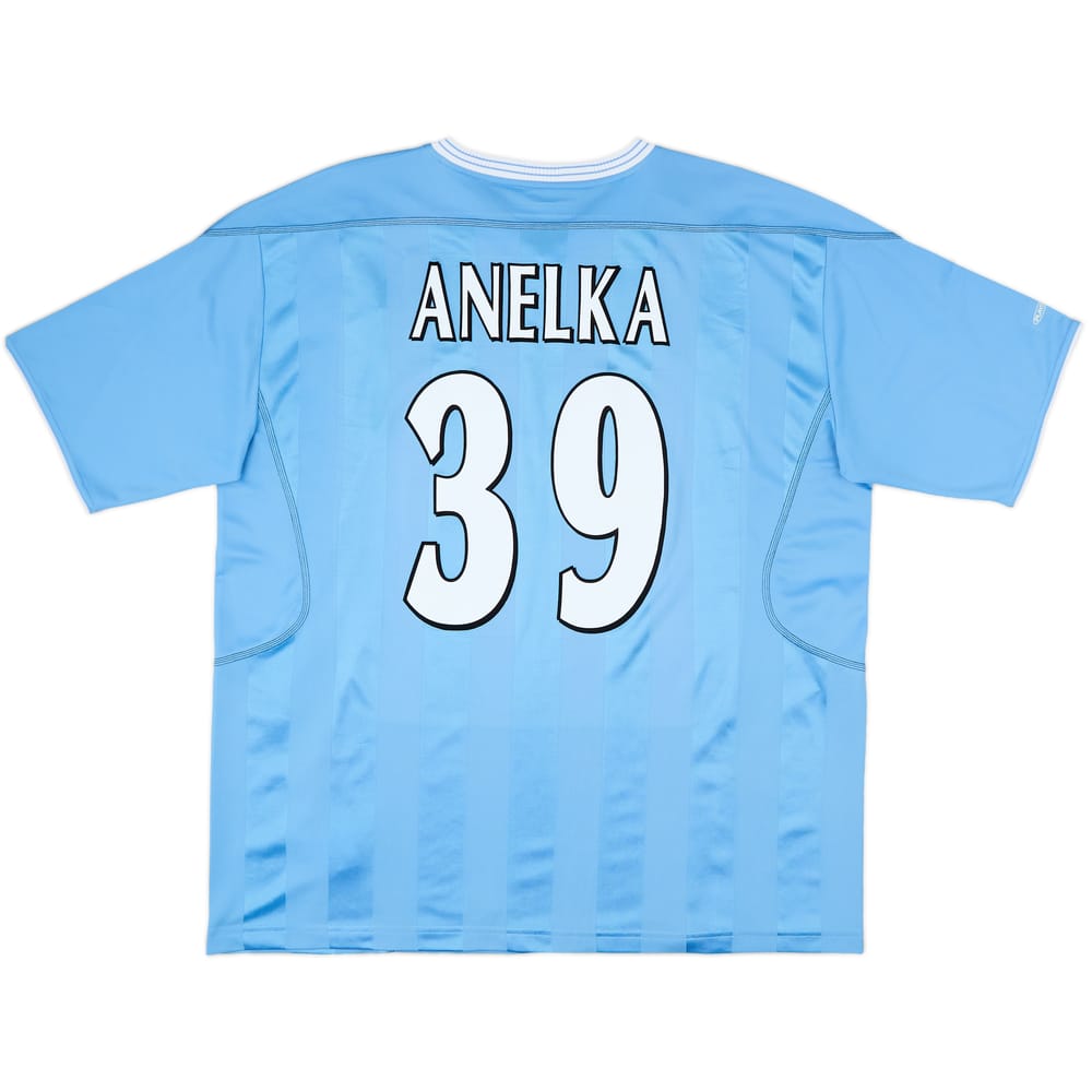 2003-04 Manchester City Home Shirt Anelka #39 - 9/10 - (XL)