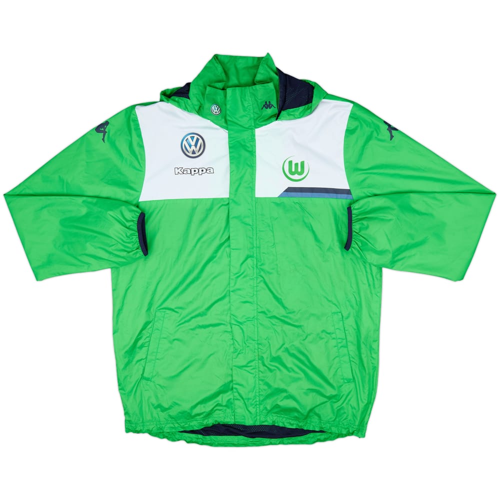 2014-15 Wolfsburg Kappa Hooded Rain Jacket - 8/10 - (L)