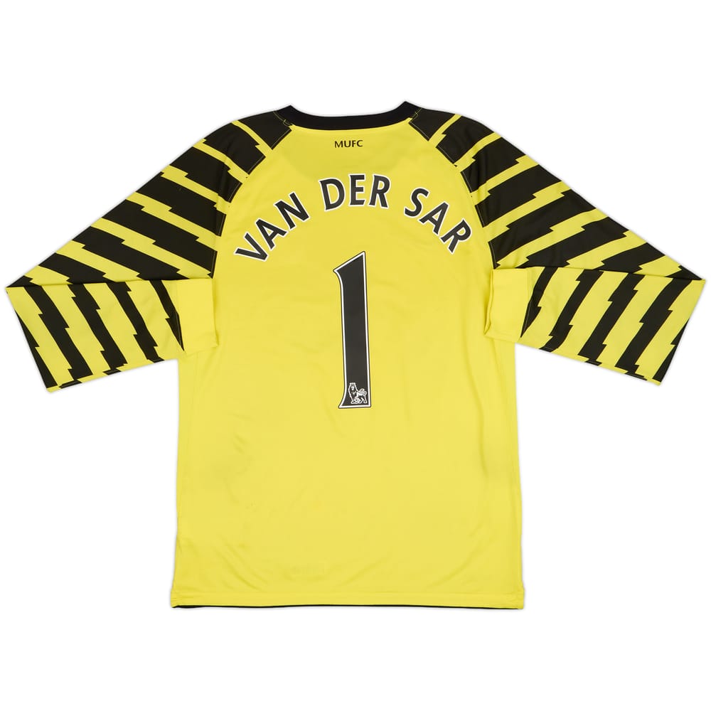 2010-11 Manchester United Yellow GK Shirt Van Der Sar #1 - 7/10 - (XL)
