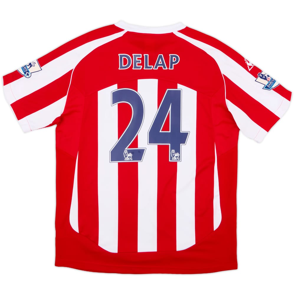 2009-10 Stoke City Home Shirt Delap #24 - 6/10 - (L)