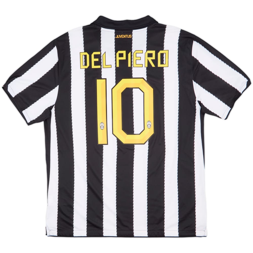 2010-11 Juventus Home Shirt Del Piero #10 - 9/10 - (XL)