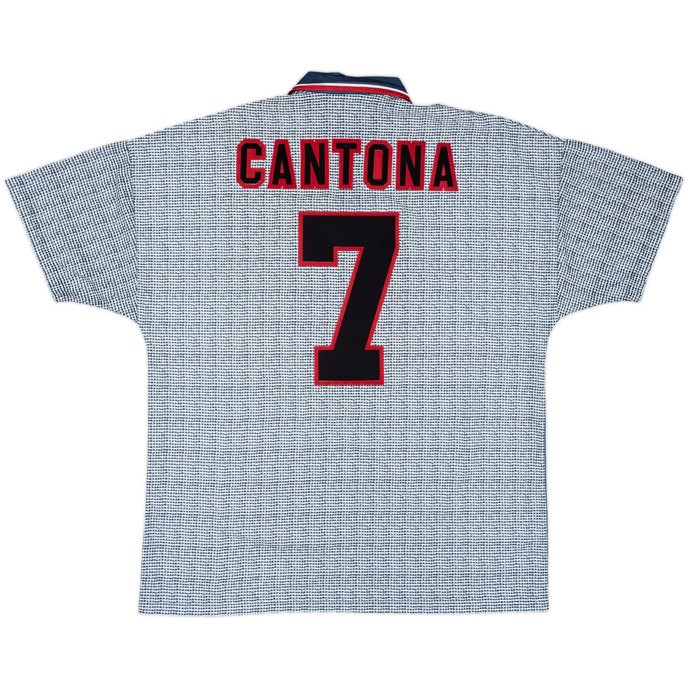 1995-96 Manchester United Away Shirt Cantona #7 - 9/10 - (XL)