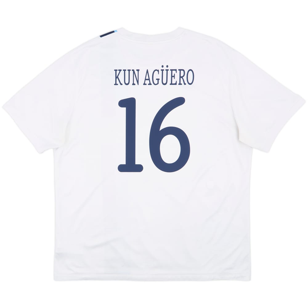 2013-14 Manchester City Third Shirt Kun Aguero #16 - 7/10 - (XXL)