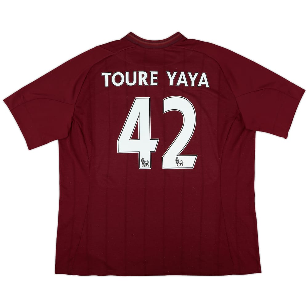2012-13 Manchester City Away Shirt Toure Yaya #42 - 8/10 - (XXL)