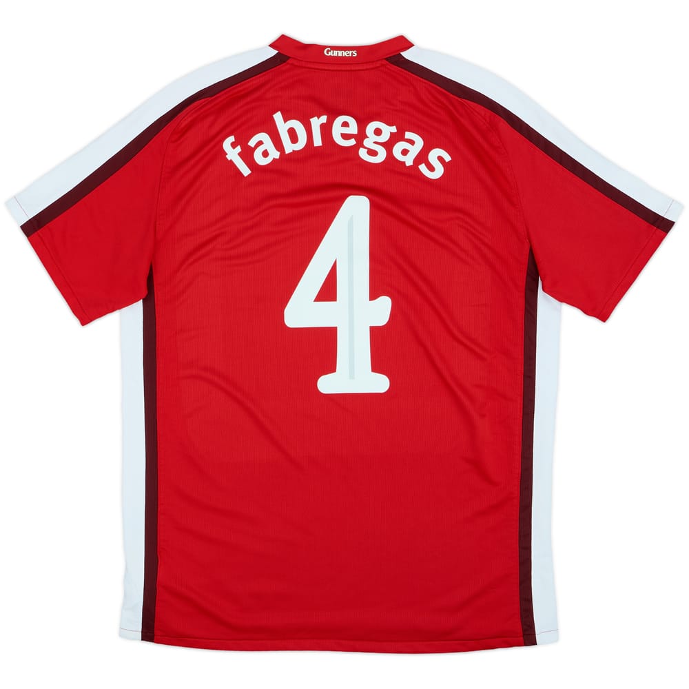 2008-10 Arsenal Home Shirt Fabregas #4 - 6/10 - (L)