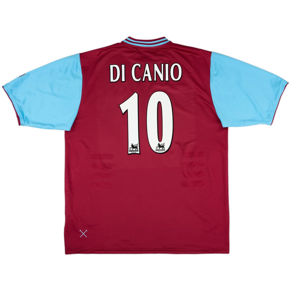 2001-03 West Ham Home Shirt Di Canio #10 - 5/10 - (XXL)