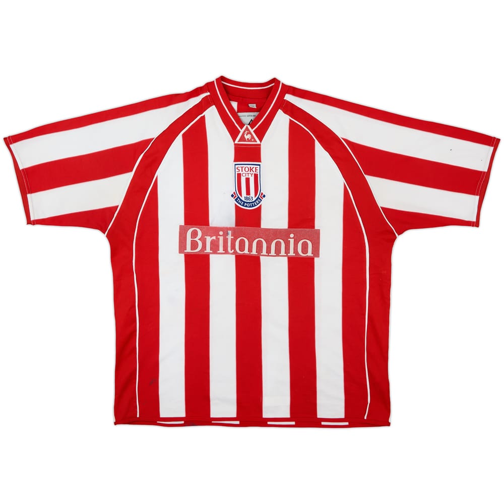 2001-03 Stoke City Home Shirt - 5/10 - (L)