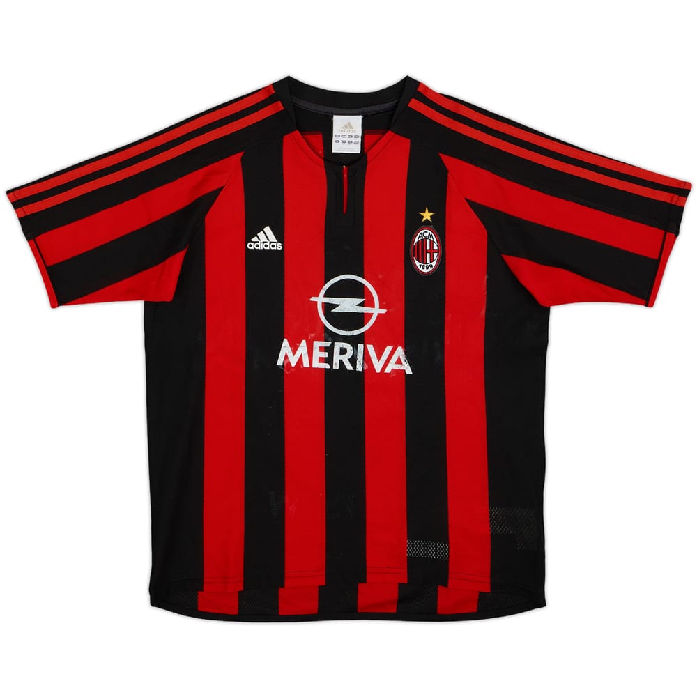 2003-04 AC Milan Home Shirt - 5/10 - (XL.Boys)
