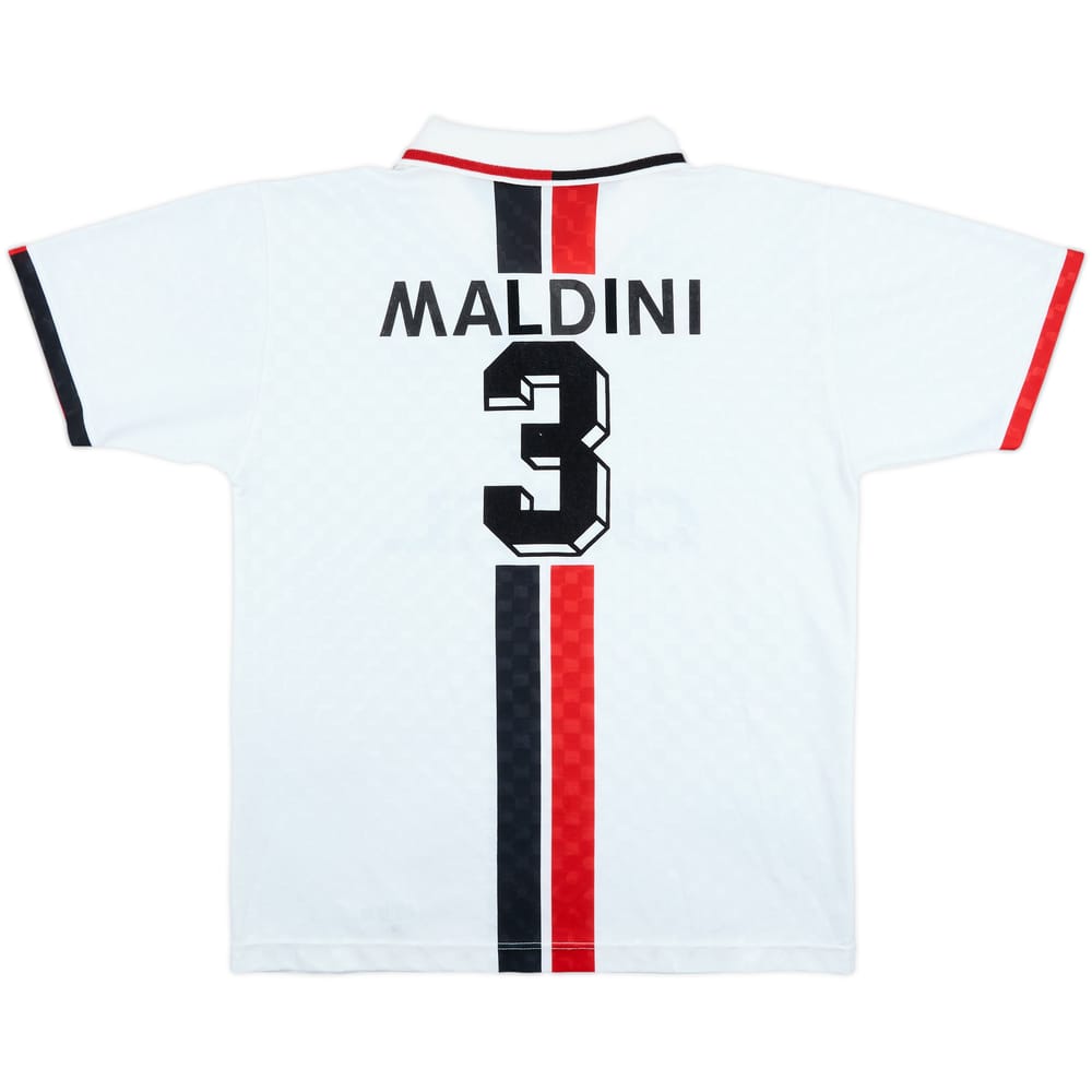 1996-97 AC Milan Away Shirt Maldini #3 - 8/10 - (XL)
