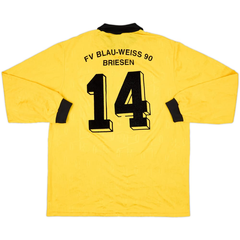 1990s Umbro Template L/S Shirt #14 - 8/10 - (XL)