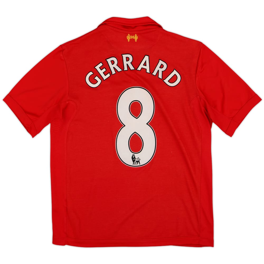 2012-13 Liverpool Home Shirt Gerrard #8 - 5/10 - (M)