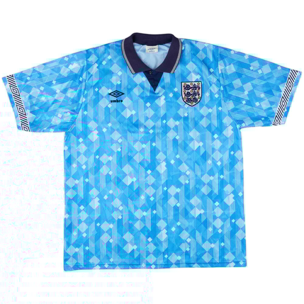 1990-92 England Third Shirt - 9/10 - (L)