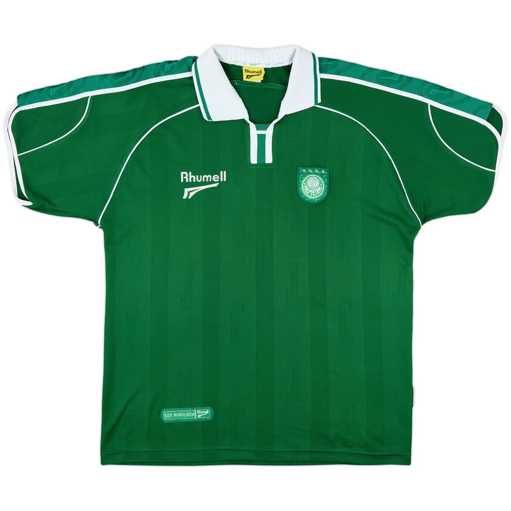 2000-01 Palmeiras Home Shirt #10 - 8/10 - (XL)