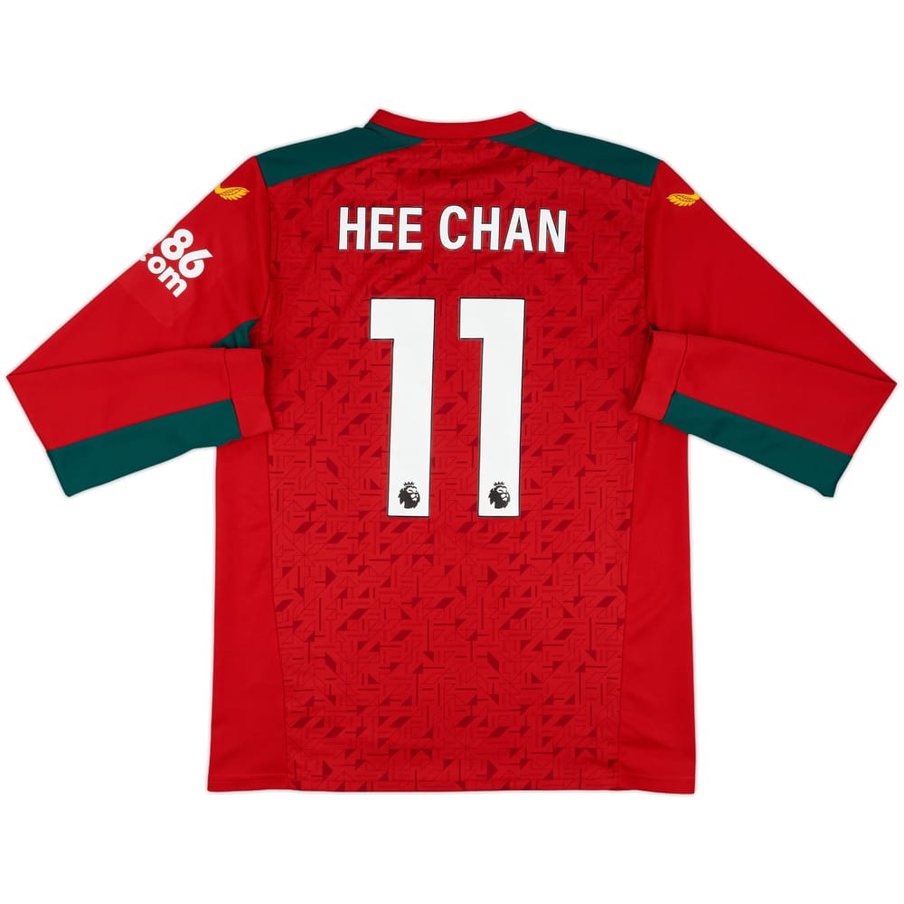 2023-24 Wolves Away L/S Shirt Hee Chan #11 - 10/10 - (L)