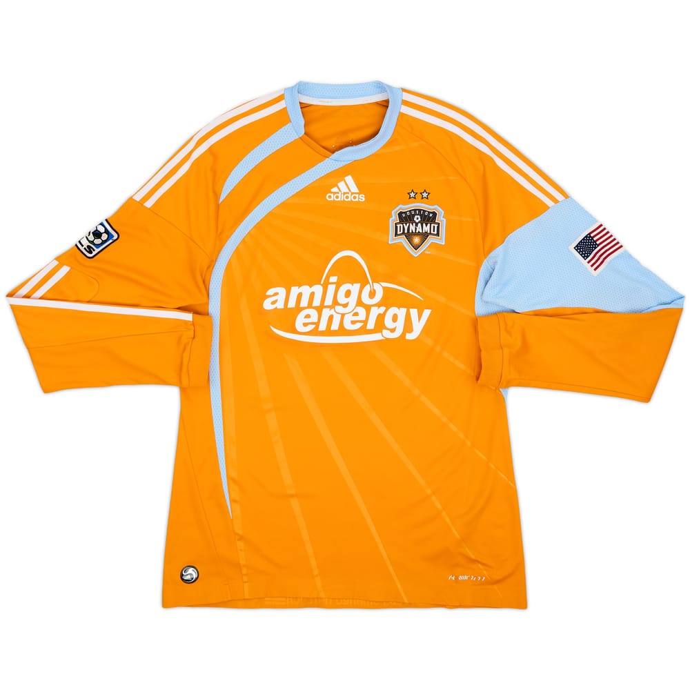 2009-10 Houston Dynamo Player Issue Home L/S Shirt - 8/10 - (M)