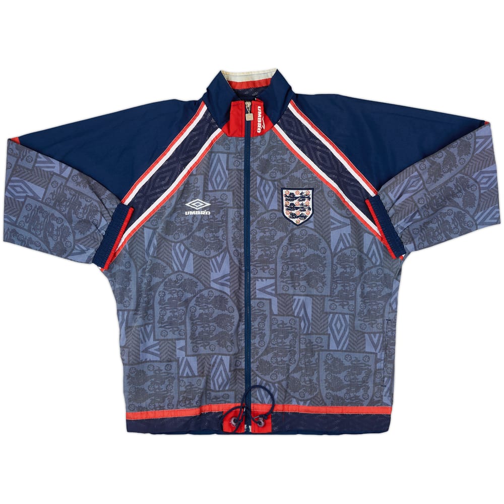 1993-95 England Umbro Track Jacket - 8/10 - (M)