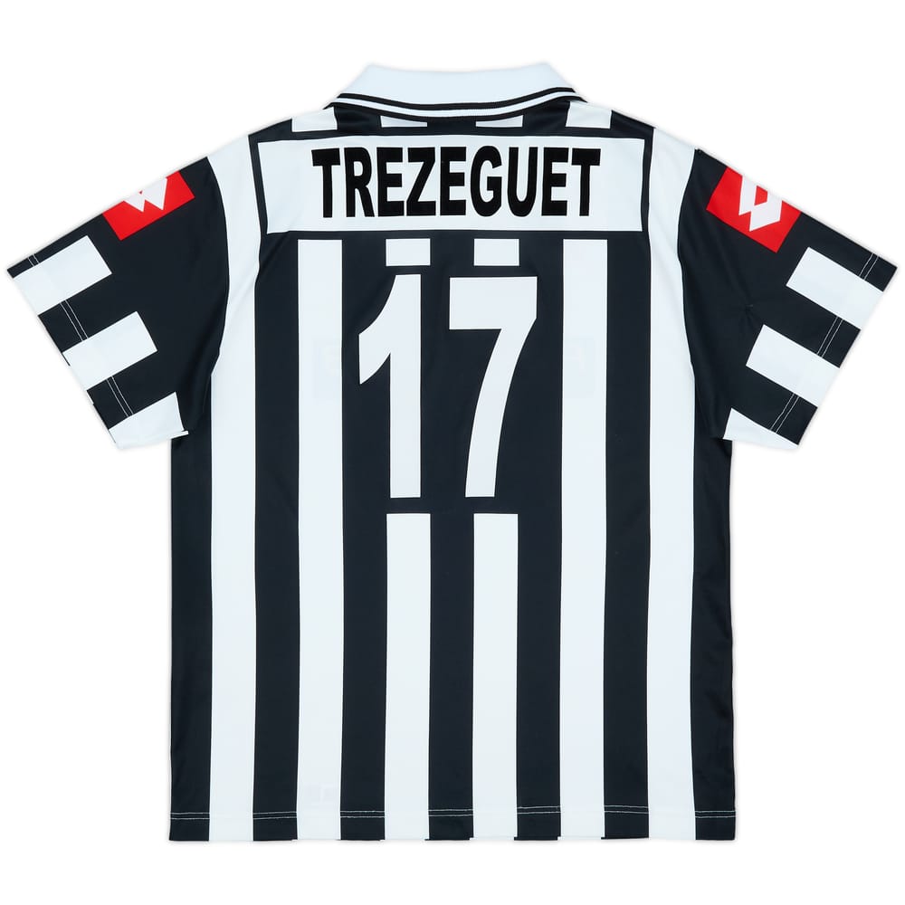 2001-02 Juventus Basic Home Shirt Trezeguet #17 - 8/10 - (XXS.Boys)