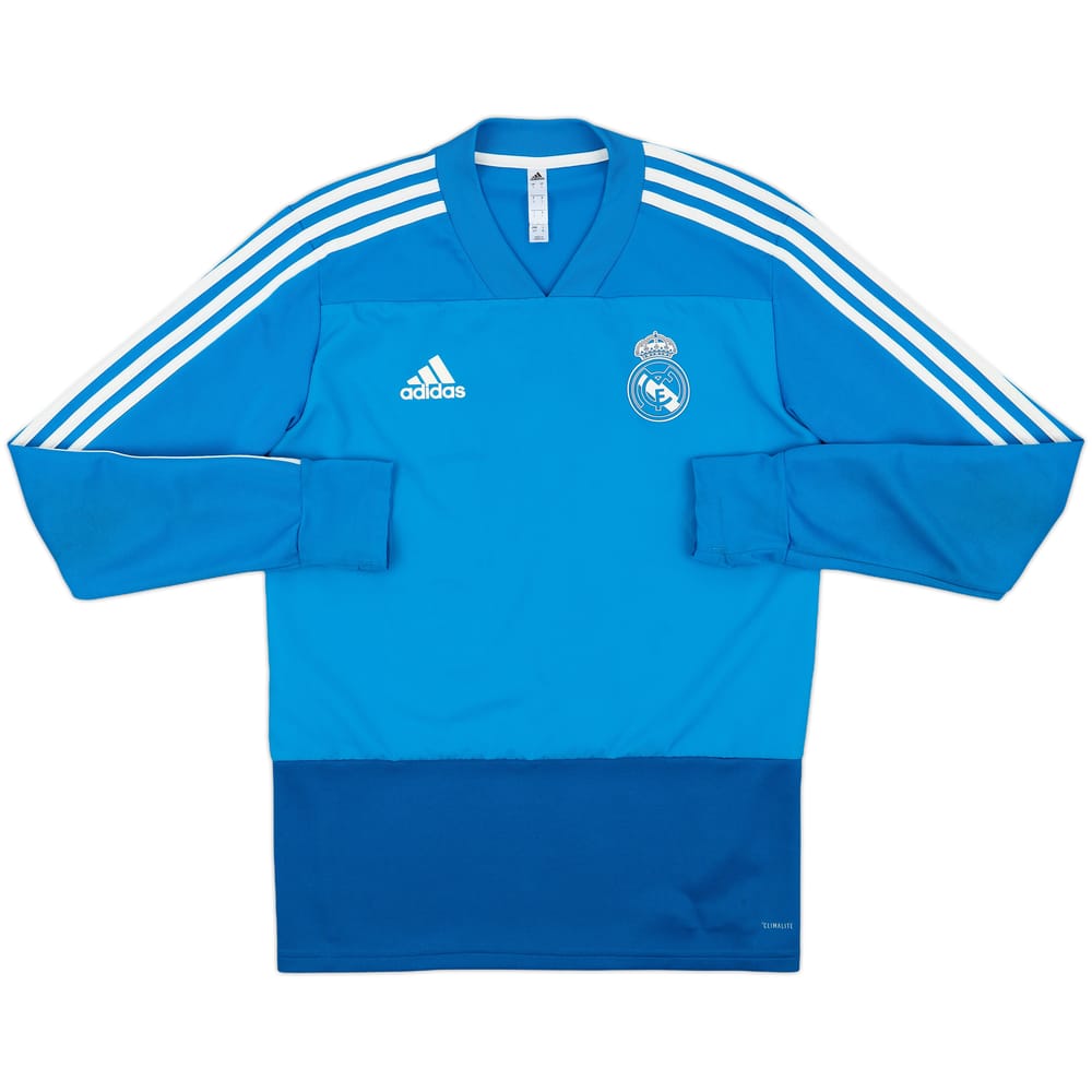 2018-19 Real Madrid adidas Sweat Top - 8/10 - (S)