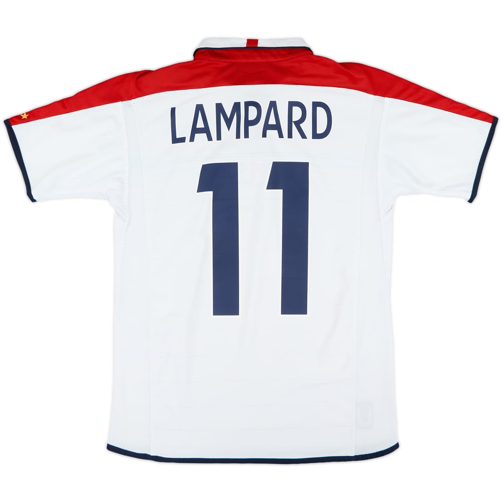 2003-05 England Home Shirt Lampard #11 - 8/10 - (XL.Boys)
