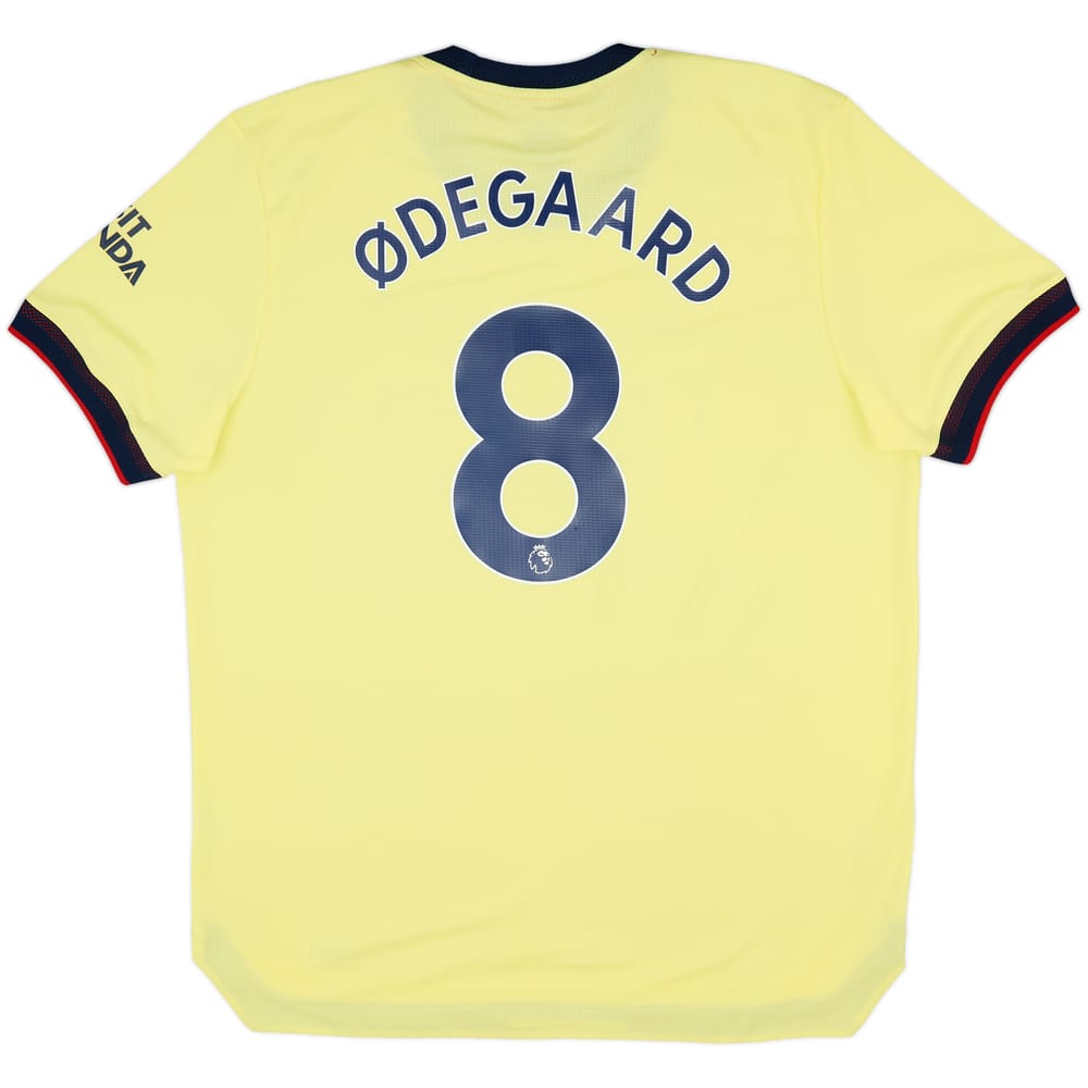2021-22 Arsenal Authentic Away Shirt Odegaard #8 - 9/10 - (XL)