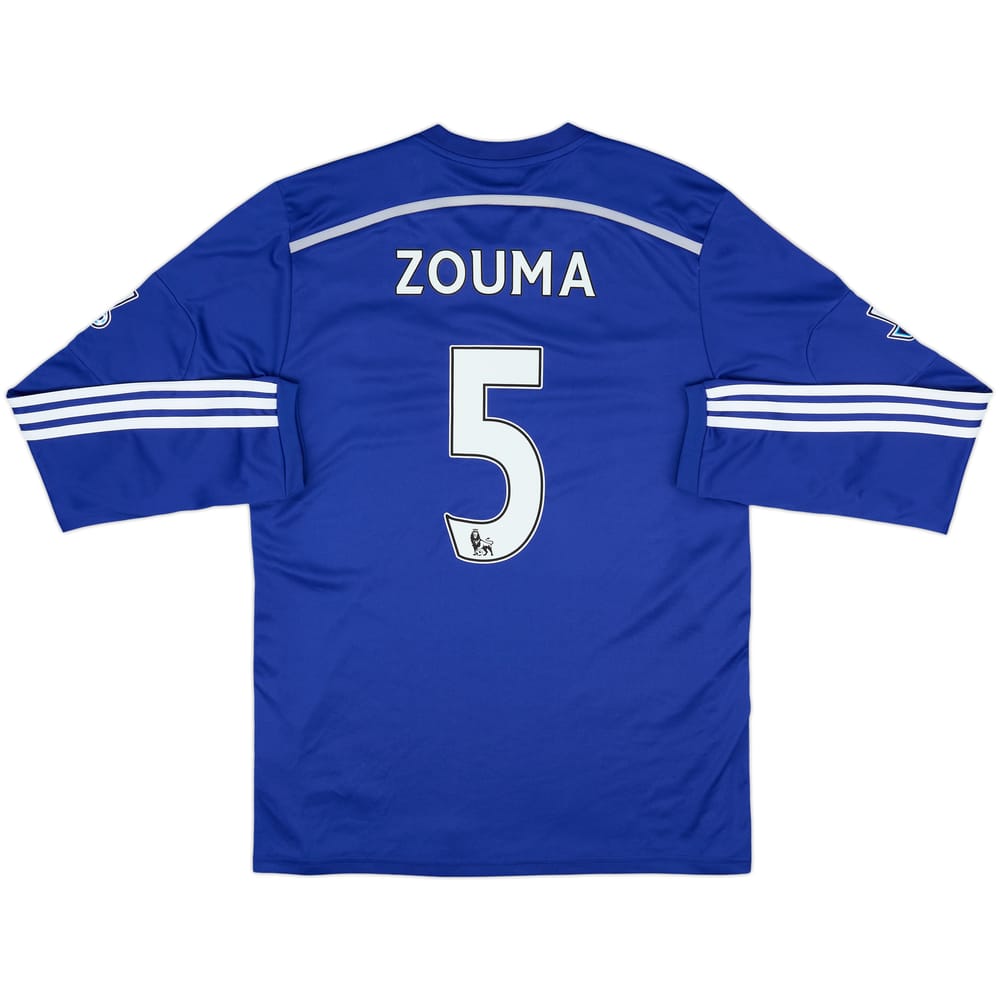 2014-15 Chelsea Home L/S Shirt Zouma #5 - 8/10 - (L)