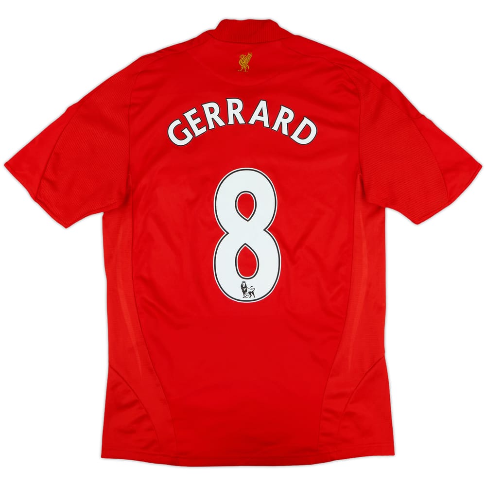 2008-10 Liverpool Home Shirt Gerrard #8 - 9/10 - (S)