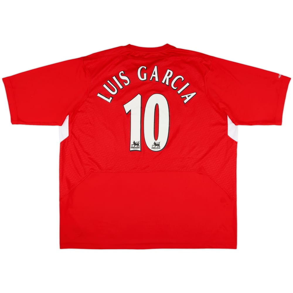 2004-06 Liverpool Home Shirt Luis Garcia #10 - 4/10 - (XXL)