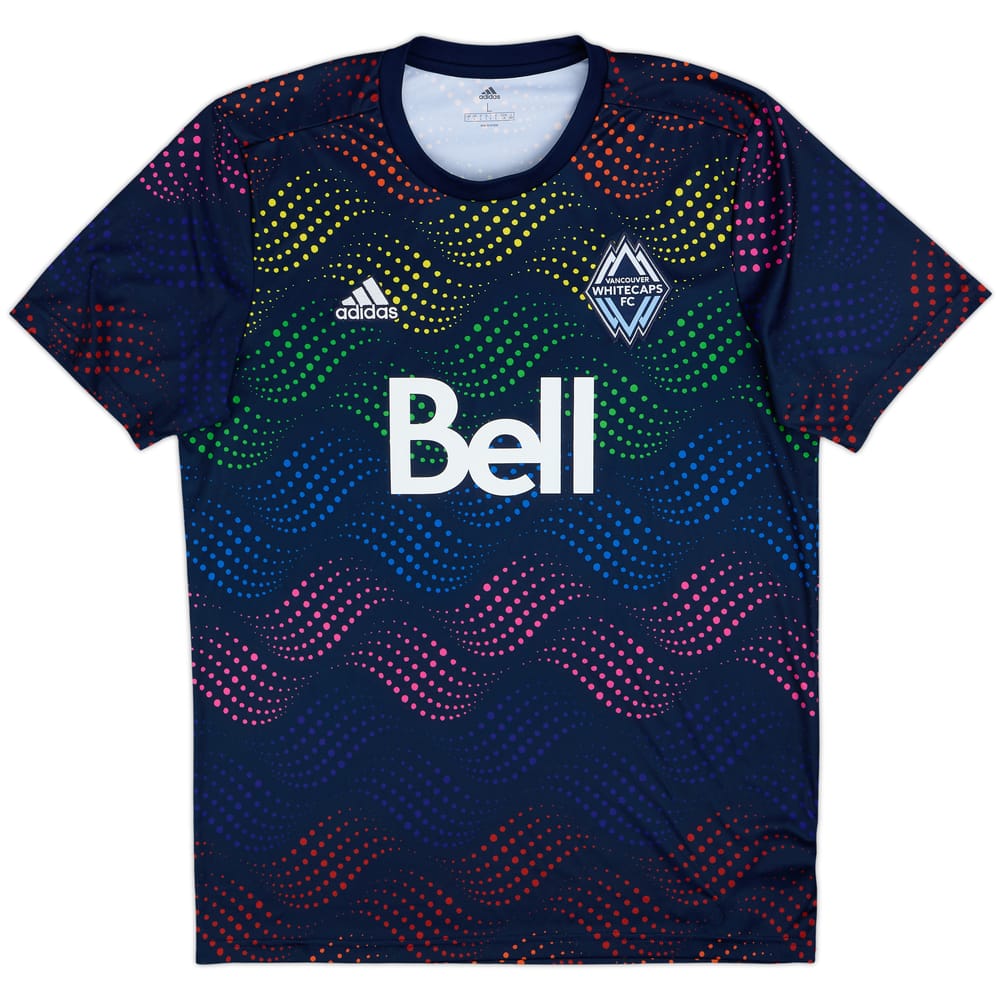 2019 Vancouver Whitecaps MLS Pride Warm-up Shirt - 10/10 - (L)