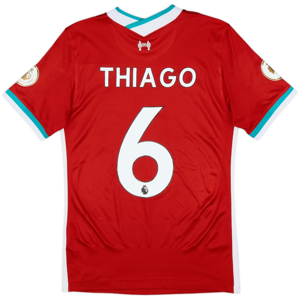2021-22 Liverpool Home Shirt Thiago #6 - 9/10 - (S)