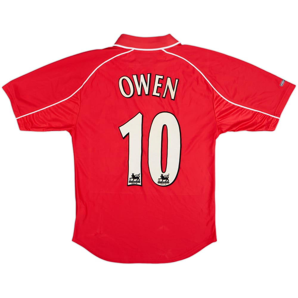 2000-02 Liverpool Home Shirt Owen #10 - 8/10 - (S)