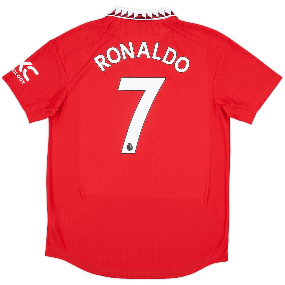 2022-23 Manchester United Authentic Home Shirt Ronaldo #7 (L)