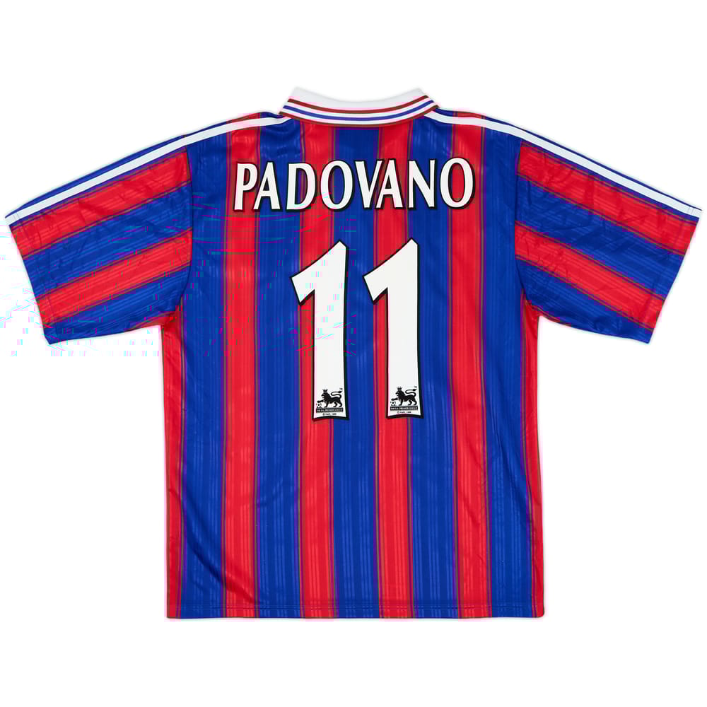1996-98 Crystal Palace Home Shirt Padovano #11 - 8/10 - (M)
