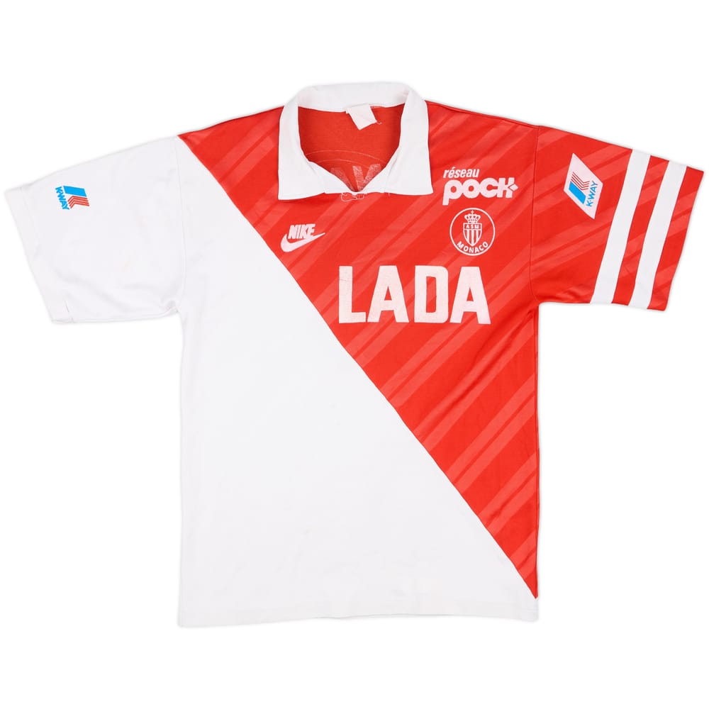1989-90 Monaco Match Issue Home Shirt #8