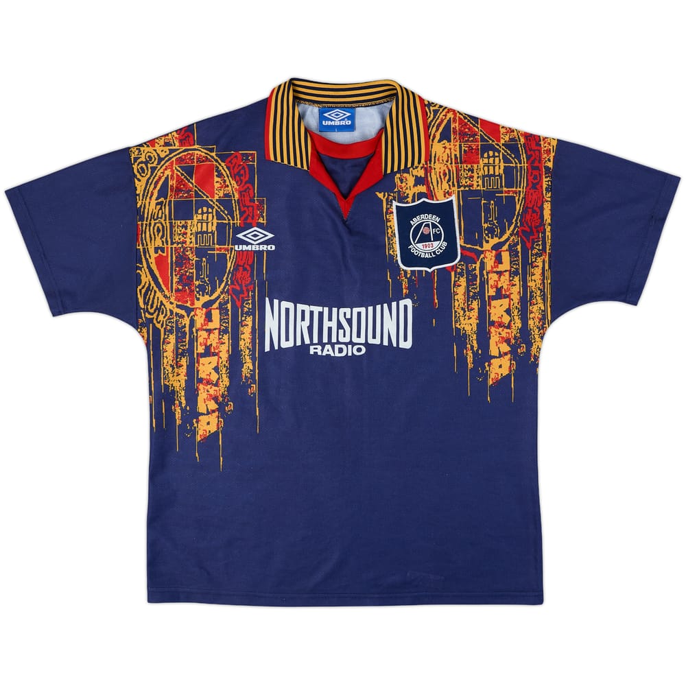 1994-96 Aberdeen Away Shirt #2 - 8/10 - (L)