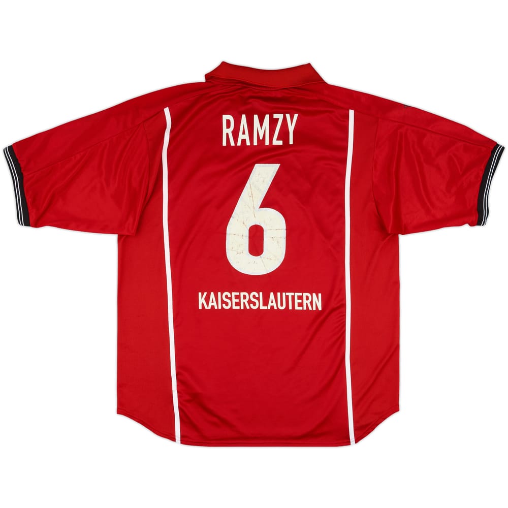 1999-00 Kaiserslautern Player Issue Home Shirt Ramzy #6 - 6/10 - (XL)